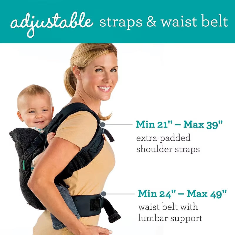 4 in 1 Multifunction Baby Carrier Front Facing Infant Sling Wrap Baby Kangaroo Bag Washable Lumbar Stool Baby Carrier Strap