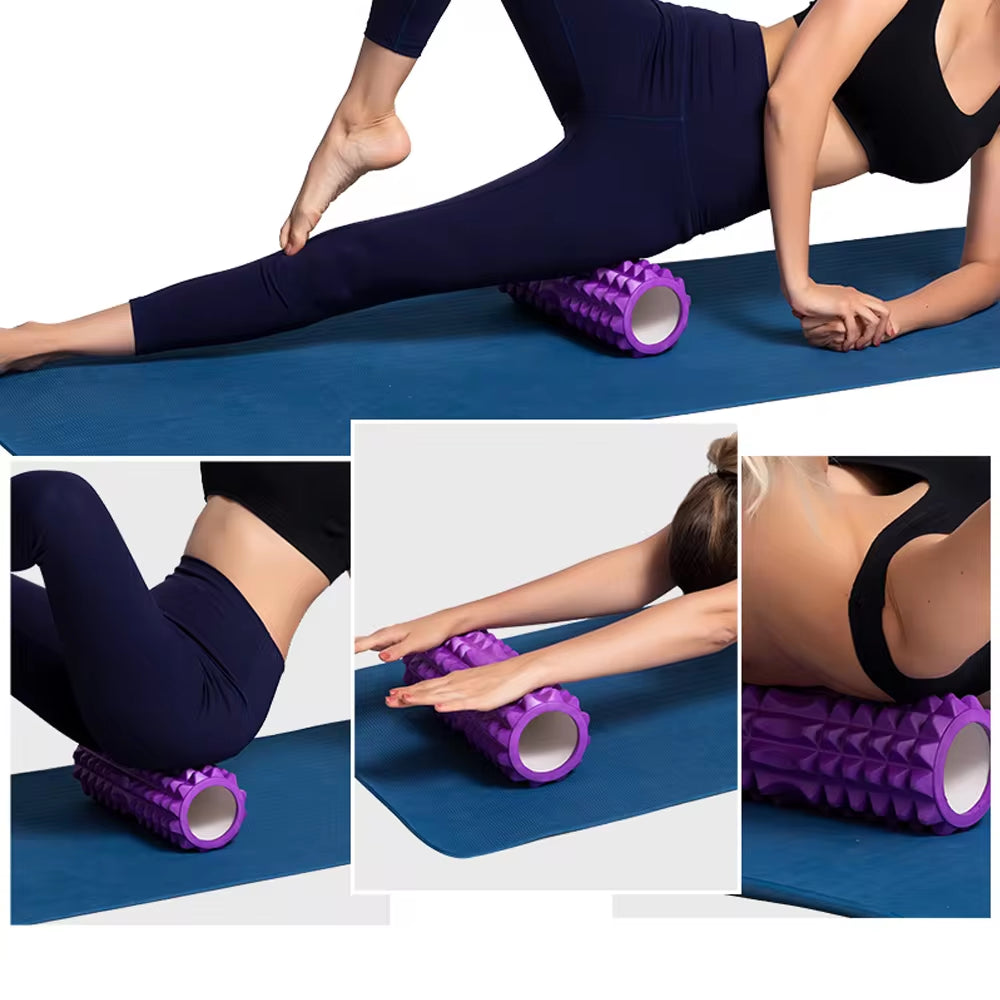 26Cm Yoga Column Gym Fitness Pilates Foam Roller Exercise Back Massage Roller Yoga Brick Home Fitness Equipment