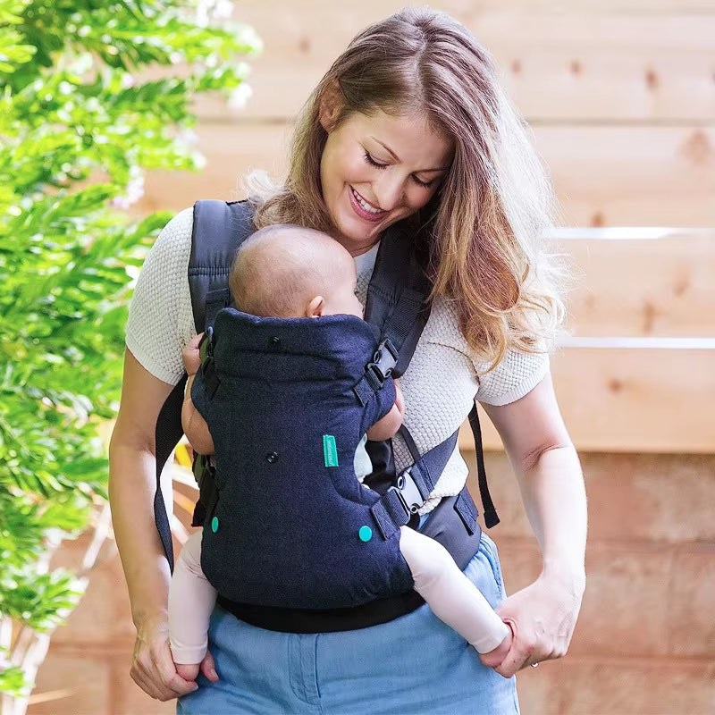 4 in 1 Multifunction Baby Carrier Front Facing Infant Sling Wrap Baby Kangaroo Bag Washable Lumbar Stool Baby Carrier Strap